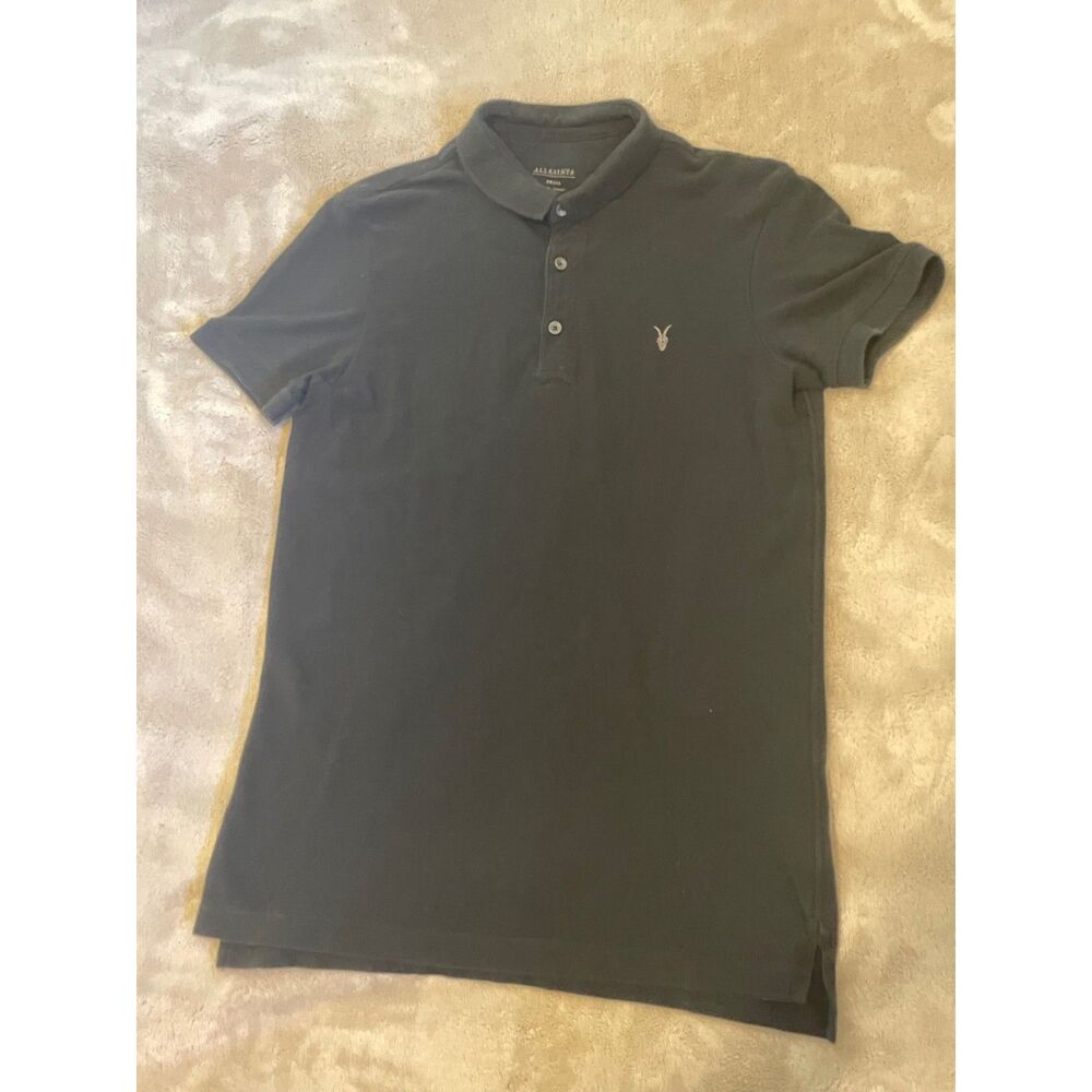 AllSaints Black Polo